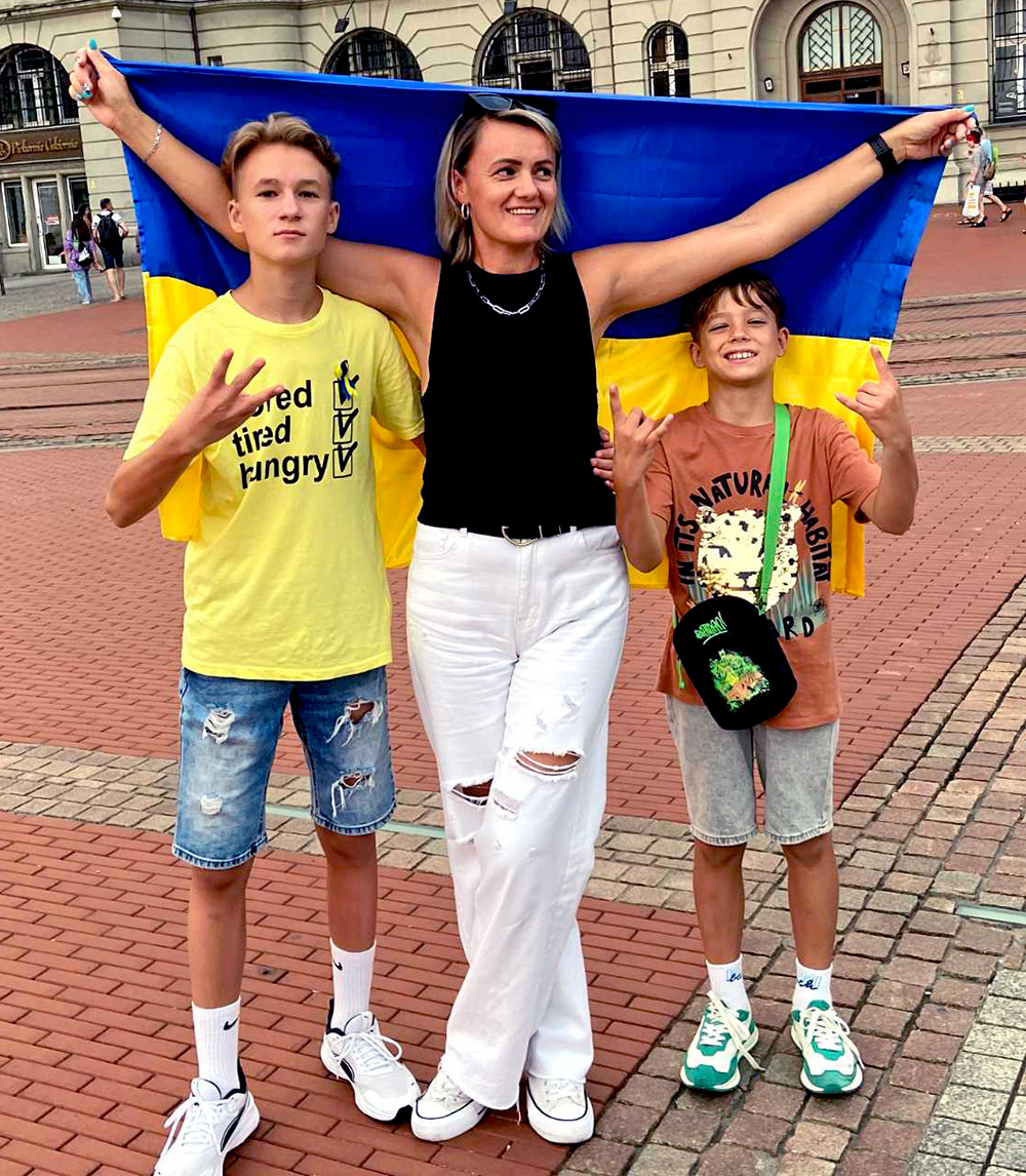 Валентина Собчук (Озимок) з синами