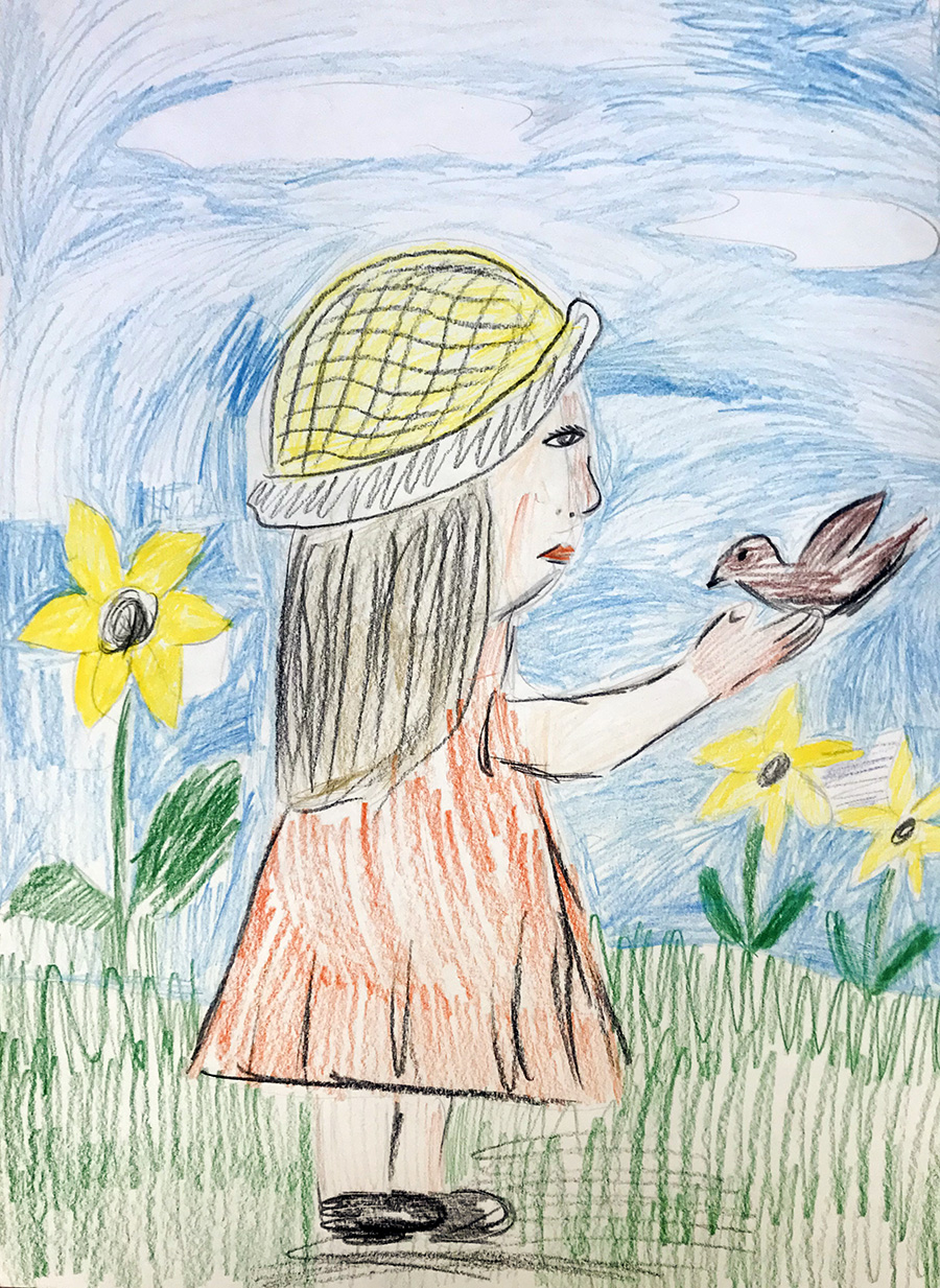 Мельницька Вероніка, 12 років. «В гармонії з природою»