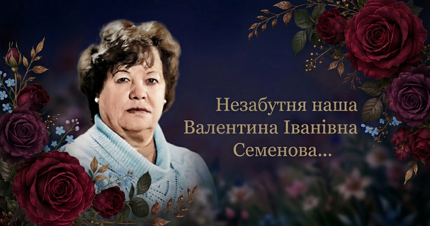 Незабутня наша Валентина Іванівна Семенова…